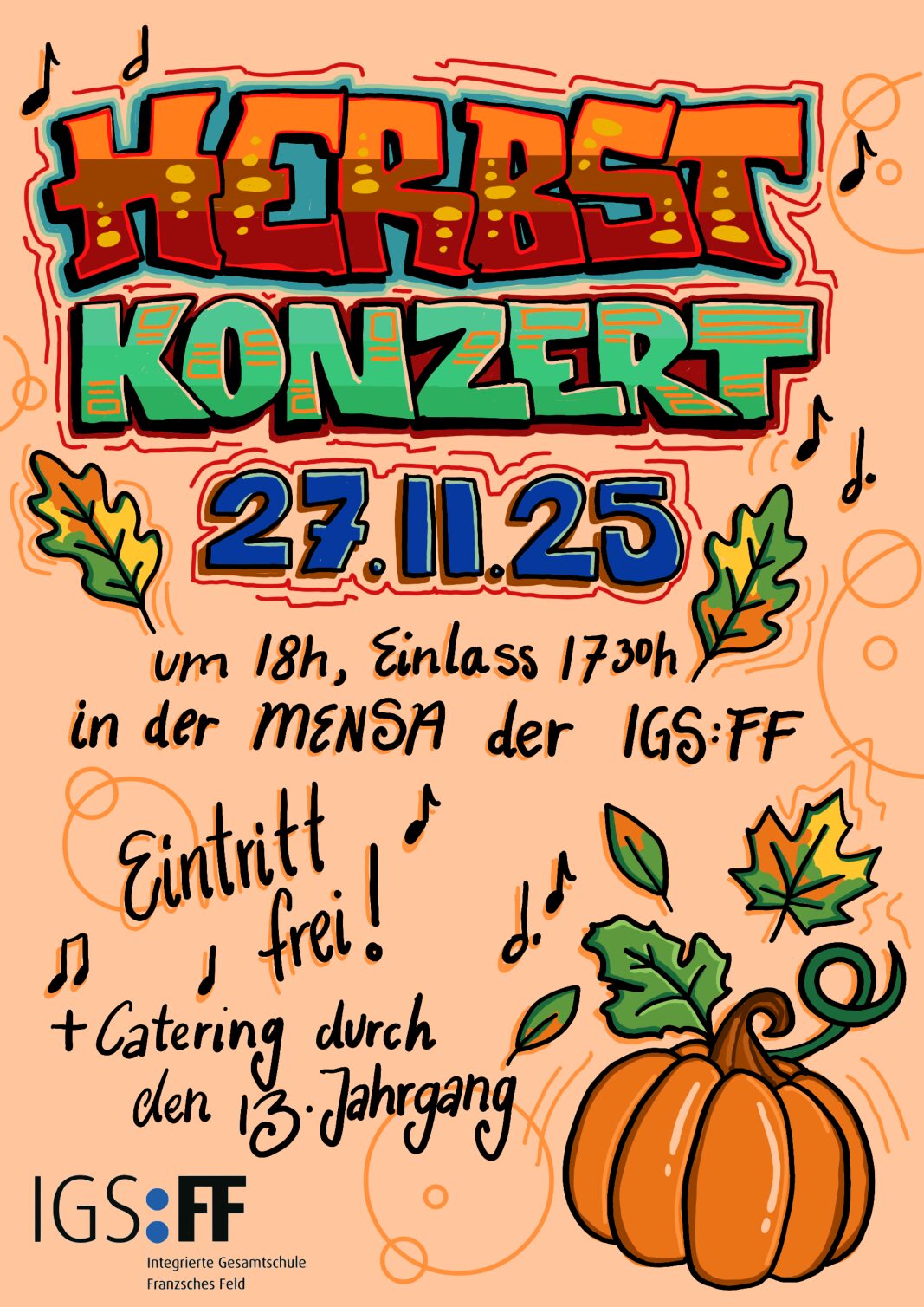 Flyer Herbst Konzert 2025